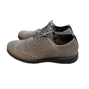 Cole Haan ZERØGRAND Stitchlite Oxford Shoes Gray Knit Lightweight Men’s Size 11
